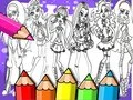 Spel Monster High Kleurboek aanlyn Spel Monster High Kleurboek aanlyn