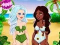 Spel Crystal en Noelle se sosiale media avontuur aanlyn