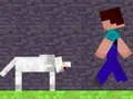 Spel Steve en Wolf aanlyn Spel Steve en Wolf aanlyn