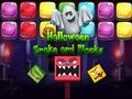 Spel Heks Halloween Slang en Blokke aanlyn