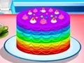Spel Kook Reënboog Koek aanlyn Spel Kook Reënboog Koek aanlyn