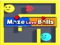 Spel Liefde Ballonne in 'n Doolhof aanlyn