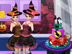 Spel Halloween-party koek aanlyn