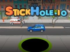 Spel Stickhole.io aanlyn