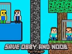 Spel Red Obby en Noob Twee Spelers aanlyn