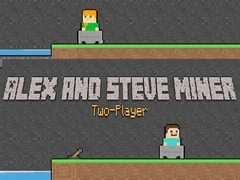 Spel Alex en Steve: Twee-Speler Mynwerker aanlyn