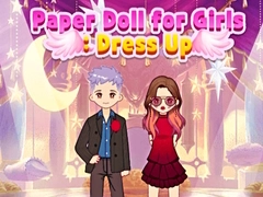 Spel Papiertjie-pop: Dress Up vir Meisies aanlyn