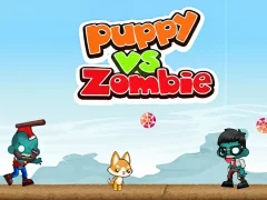 Spel Puppy vs Zombie aanlyn