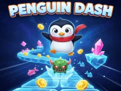 Spel Penguin Dash aanlyn