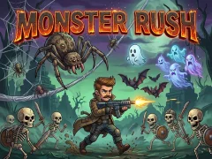 Spel Monster Man Rush aanlyn