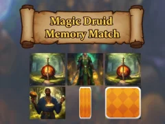 Spel Magic Druid Memory Match aanlyn