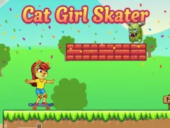 Spel Katmeisie skater aanlyn
