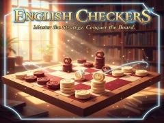 Spel Engelse Checkers aanlyn