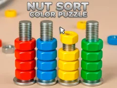 Spel Nut Sorteer Kleur Legkaart aanlyn