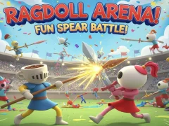 Spel Ragdoll Arena! Prettige Spear Battle! aanlyn