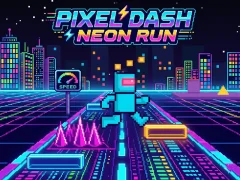 Spel Pixel Dash Neon Run aanlyn
