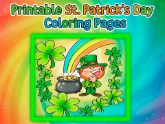 Spel Drukbare St Patricks Day-kleurbladsye aanlyn