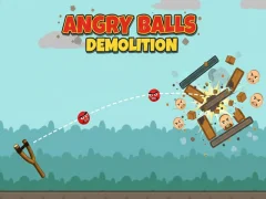 Spel Angry Balls Demolition aanlyn
