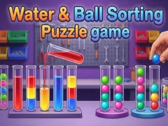 Spel Water en bal sorteer legkaart spel aanlyn