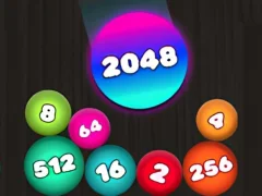 Spel 2048 legkaart: verbind die balle aanlyn