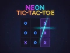Spel Neon Tic-Tac-Toe aanlyn