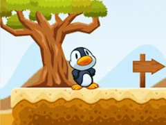 Spel Penguin Run avontuur spel aanlyn
