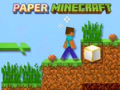 Spel Papier Minecraft aanlyn