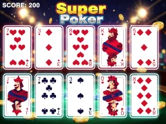 Spel Super Poker aanlyn