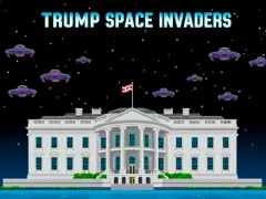 Spel Trump Space Invaders aanlyn