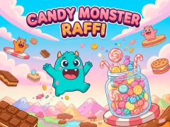 Spel Lekkergoedmonster Raffi aanlyn