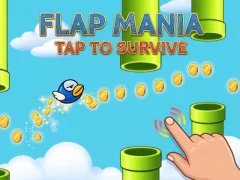 Spel Flap Mania Tik om te oorleef aanlyn