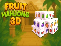 Spel Vrugte Mahjong 3d aanlyn