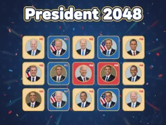 Spel President 2048 aanlyn