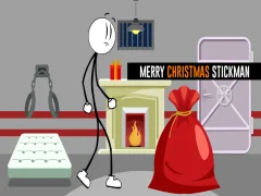 Spel Geseënde Kersfees Stickman aanlyn