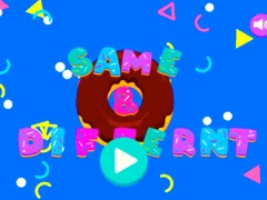 Spel Dieselfde en verskillende donut aanlyn Spel Dieselfde en verskillende donut aanlyn