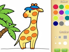 Spel Maklike dierekleurboek vir kinders aanlyn