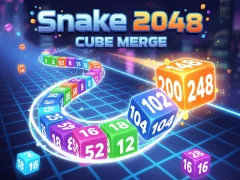 Spel Slang 2048: Cube Merge aanlyn