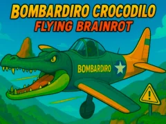 Spel Bombardiro Crocodilo Flying Brainrot aanlyn