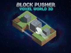 Spel Block Pusher Voxel World 3D aanlyn