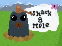 Spel Whack a Mole Pixel-weergawe aanlyn