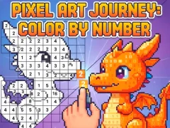 Spel Teken prentjie volgens getalle Pixel Art aanlyn