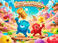 Spel Jellie Monster Pop aanlyn