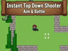 Spel Onmiddellike top-down shooter Aim & Battle aanlyn