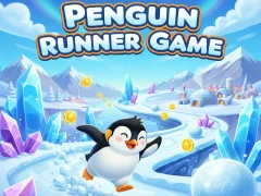 Spel Penguin Runner Game aanlyn