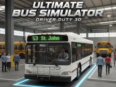 Spel Ultimate Bus Simulator Driver Duty 3D aanlyn