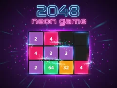 Spel 2048 neon spel aanlyn