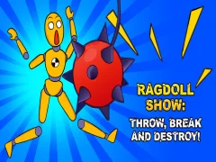 Spel Ragdoll Show: gooi, breek en vernietig! aanlyn