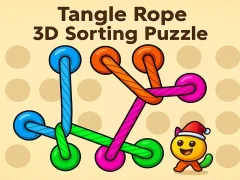 Spel Hazel Tangle Rope 3D: Sorteer legkaart aanlyn