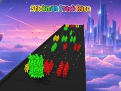 Spel Stickman Stack Race aanlyn