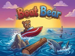 Spel Boat Bear aanlyn